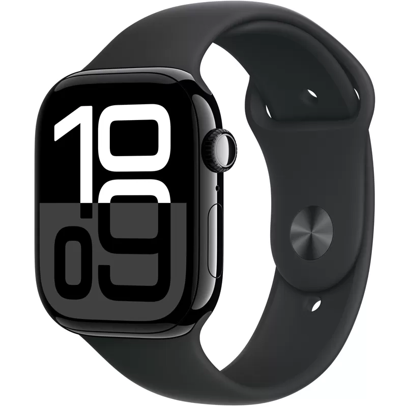 APPLE WATCH S10 46MM GPS MWWR3LW A JET BLACK ALUM BLACK SPORT LOOP